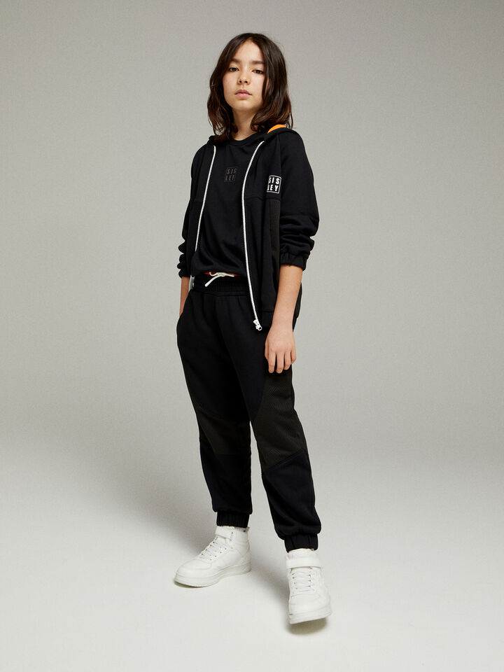 Sporty joggers - boys' trousers - Black | Sisley Young image number 1